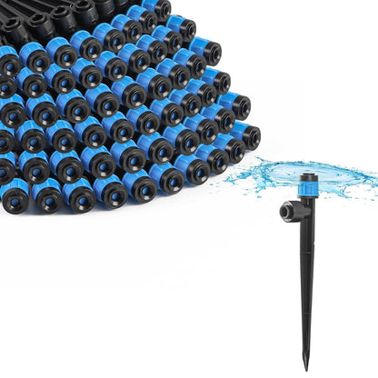 360° Drip Irrigation Misting Copper Nozzles for 1/4" Irrigation Tubing