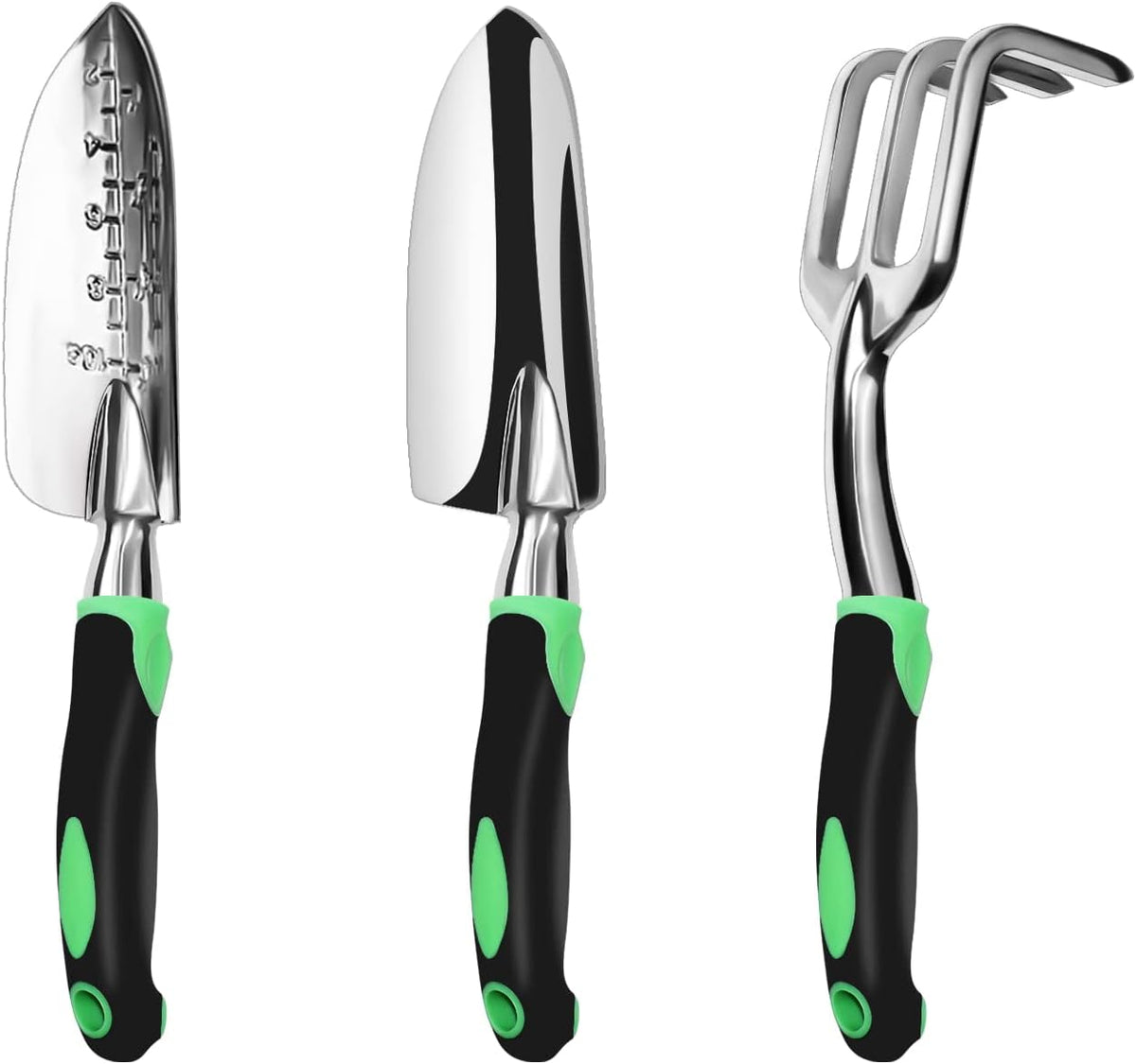 Garden Tool Set，100% Thicker Aluminum Gardening Kit,3 Pack