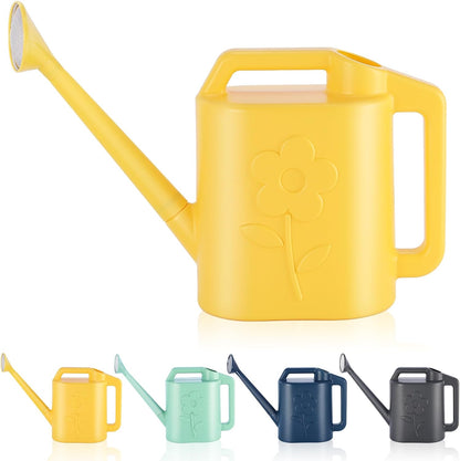 2.8L Watering Can for Indoor Plants, Garden Watering Cans for Outdoor Plant House Flower, Modern Plant Watering Can Large Long Spout with Sprinkler Head