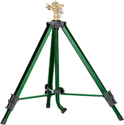 3-Pack 58308Z Brass Impact Sprinkler on Tripod Base - Heavy-Duty Brass Sprinklers on Tripod