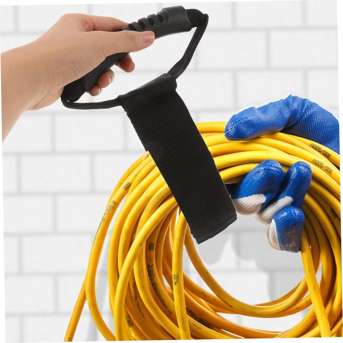 2pcs Heavy Duty Water Hose Organizer Straps Robust Storage for Cords and Hoses Durable Material for Reliable Performance