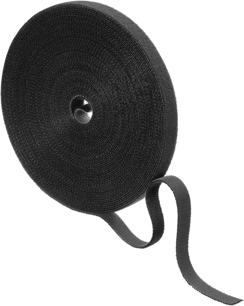 Garden Plant Tape 33ft 25/64" Reusable Garden Plant Ties Strap Nylon Plant Twist Tie for Plant Gardening Home Office, Black