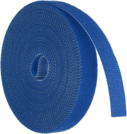 Garden Plant Tape 33ft 25/64" Reusable Garden Plant Ties Strap Nylon Plant Twist Tie for Plant Gardening Home Office, Black