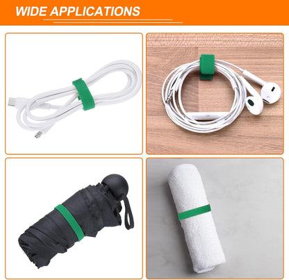 Garden Plant Tape 33ft 25/64" Reusable Garden Plant Ties Strap Nylon Plant Twist Tie for Plant Gardening Home Office, Black