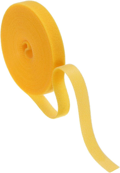 Garden Plant Tape 33ft 25/64" Reusable Garden Plant Ties Strap Nylon Plant Twist Tie for Plant Gardening Home Office, Black