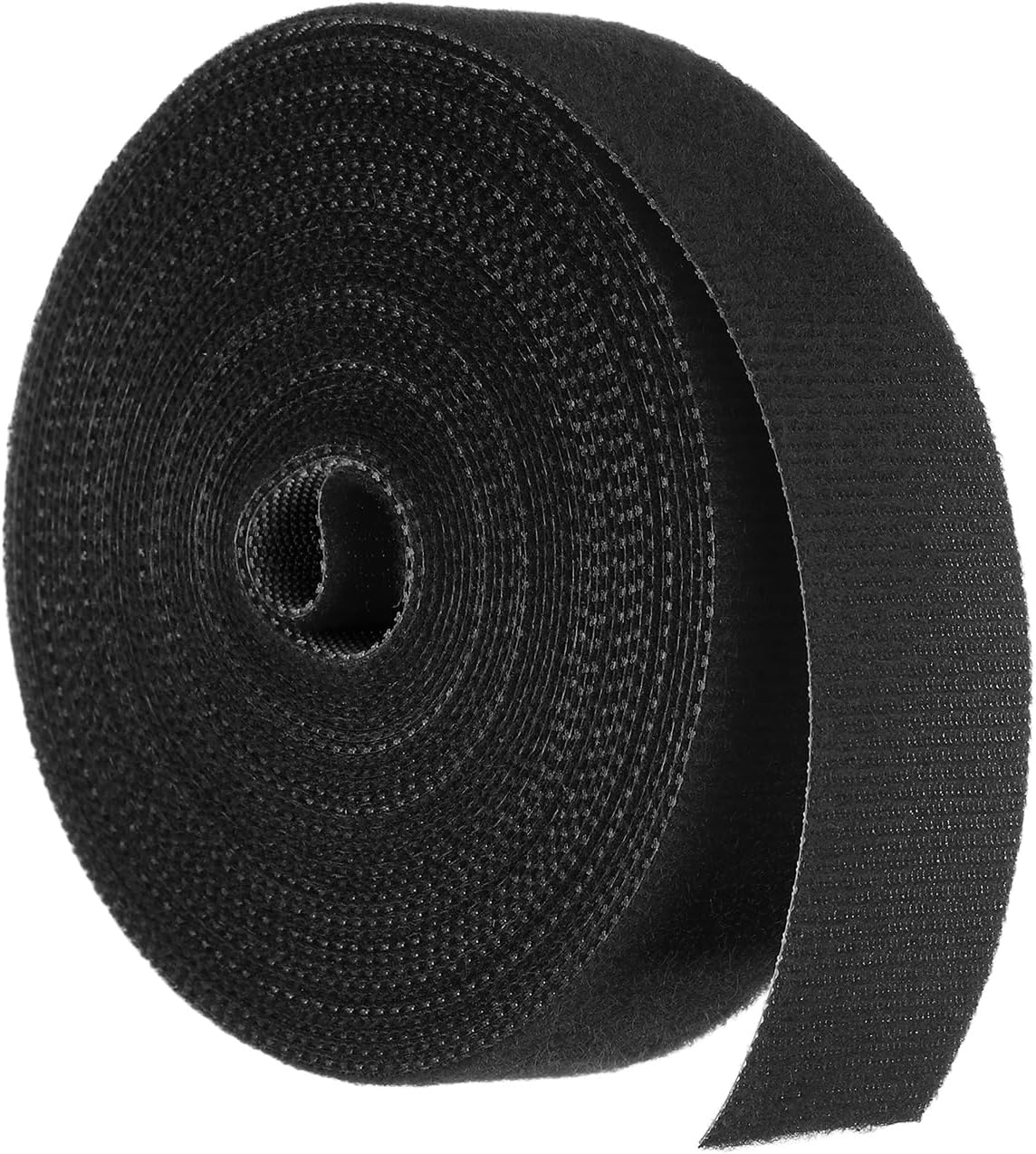 Garden Plant Tape 33ft 25/64" Reusable Garden Plant Ties Strap Nylon Plant Twist Tie for Plant Gardening Home Office, Black