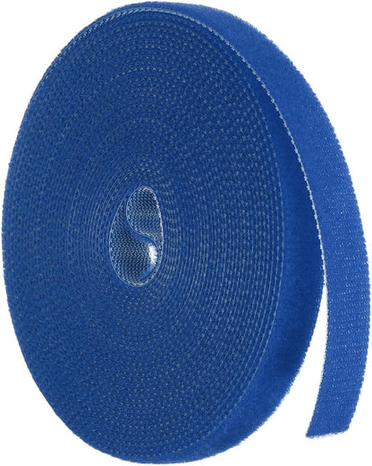 Garden Plant Tape 33ft 25/64" Reusable Garden Plant Ties Strap Nylon Plant Twist Tie for Plant Gardening Home Office, Black