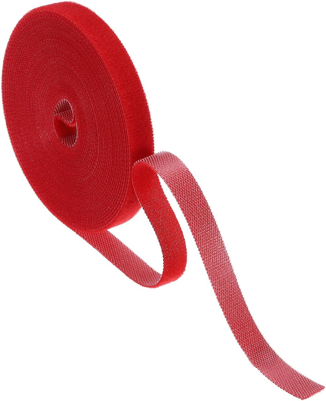 Garden Plant Tape 33ft 25/64" Reusable Garden Plant Ties Strap Nylon Plant Twist Tie for Plant Gardening Home Office, Black