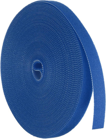 Garden Plant Tape 33ft 25/64" Reusable Garden Plant Ties Strap Nylon Plant Twist Tie for Plant Gardening Home Office, Black