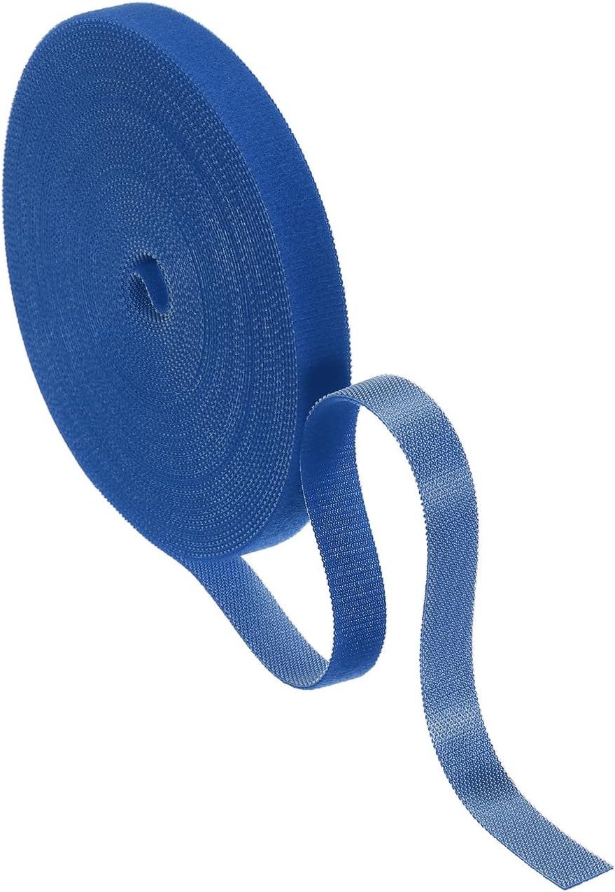 Garden Plant Tape 33ft 25/64" Reusable Garden Plant Ties Strap Nylon Plant Twist Tie for Plant Gardening Home Office, Black