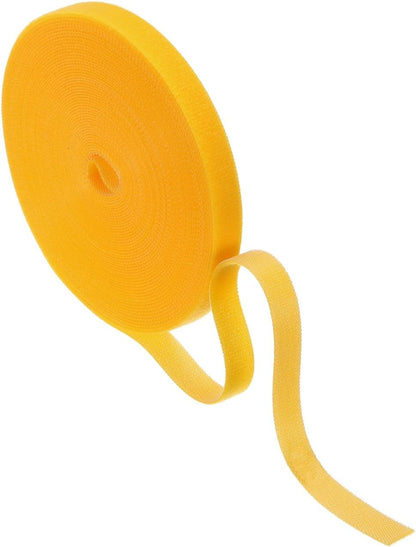 Garden Plant Tape 33ft 25/64" Reusable Garden Plant Ties Strap Nylon Plant Twist Tie for Plant Gardening Home Office, Black