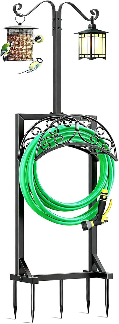Garden Hose Holder,5 Spikes Water Hose Hanger for 150FT Hose