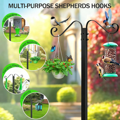Garden Hose Holder,5 Spikes Water Hose Hanger for 150FT Hose