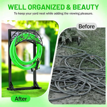 Garden Hose Holder,5 Spikes Water Hose Hanger for 150FT Hose