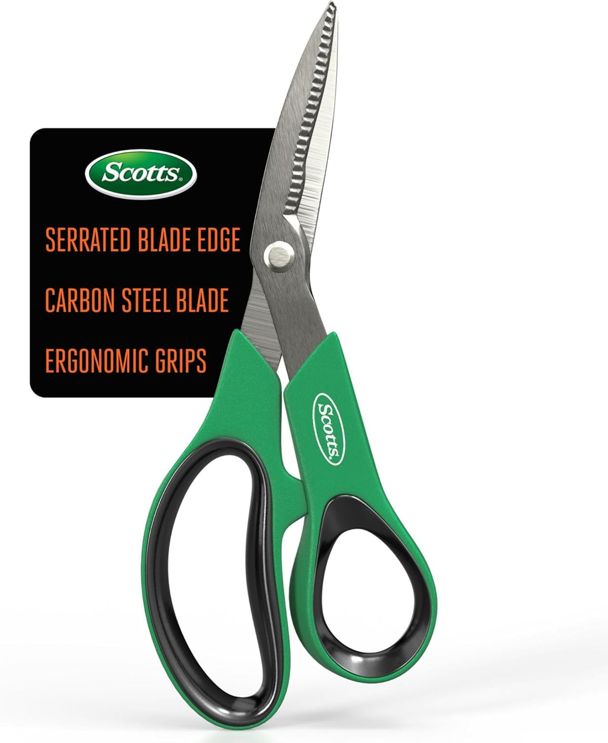 8 in. Anvil Pruning Shears – 1/2 in. Cutting Capacity, Heavy-Duty Garden Pruner for Dry Stems and Dead Wood, Sap Resistant – Comfort Grip with Sharp Carbon Steel Blade for Yard and Garden Use