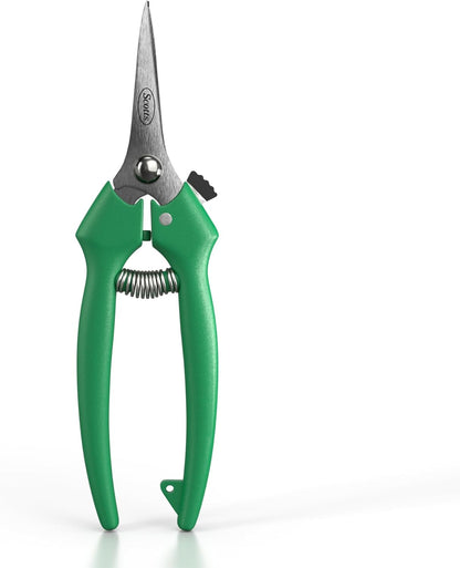 8 in. Anvil Pruning Shears – 1/2 in. Cutting Capacity, Heavy-Duty Garden Pruner for Dry Stems and Dead Wood, Sap Resistant – Comfort Grip with Sharp Carbon Steel Blade for Yard and Garden Use
