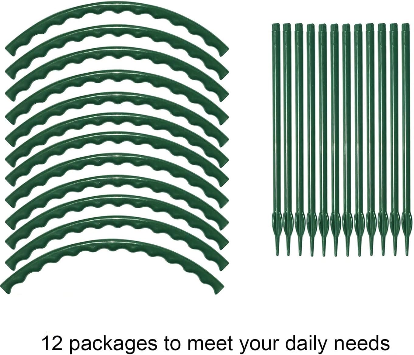12 Pack Plant Support for Indoor and Outdoor Small Plants