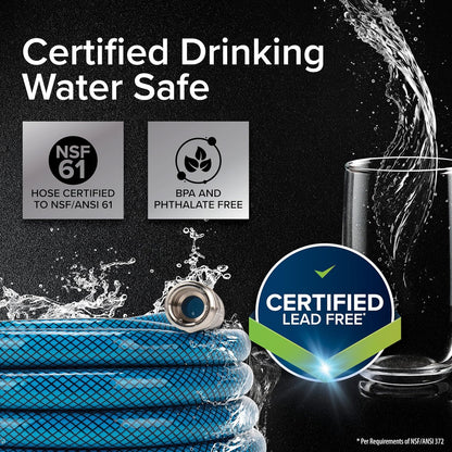 TastePURE 4-Foot Premium Camper/RV Drinking Water Hose - Made in USA