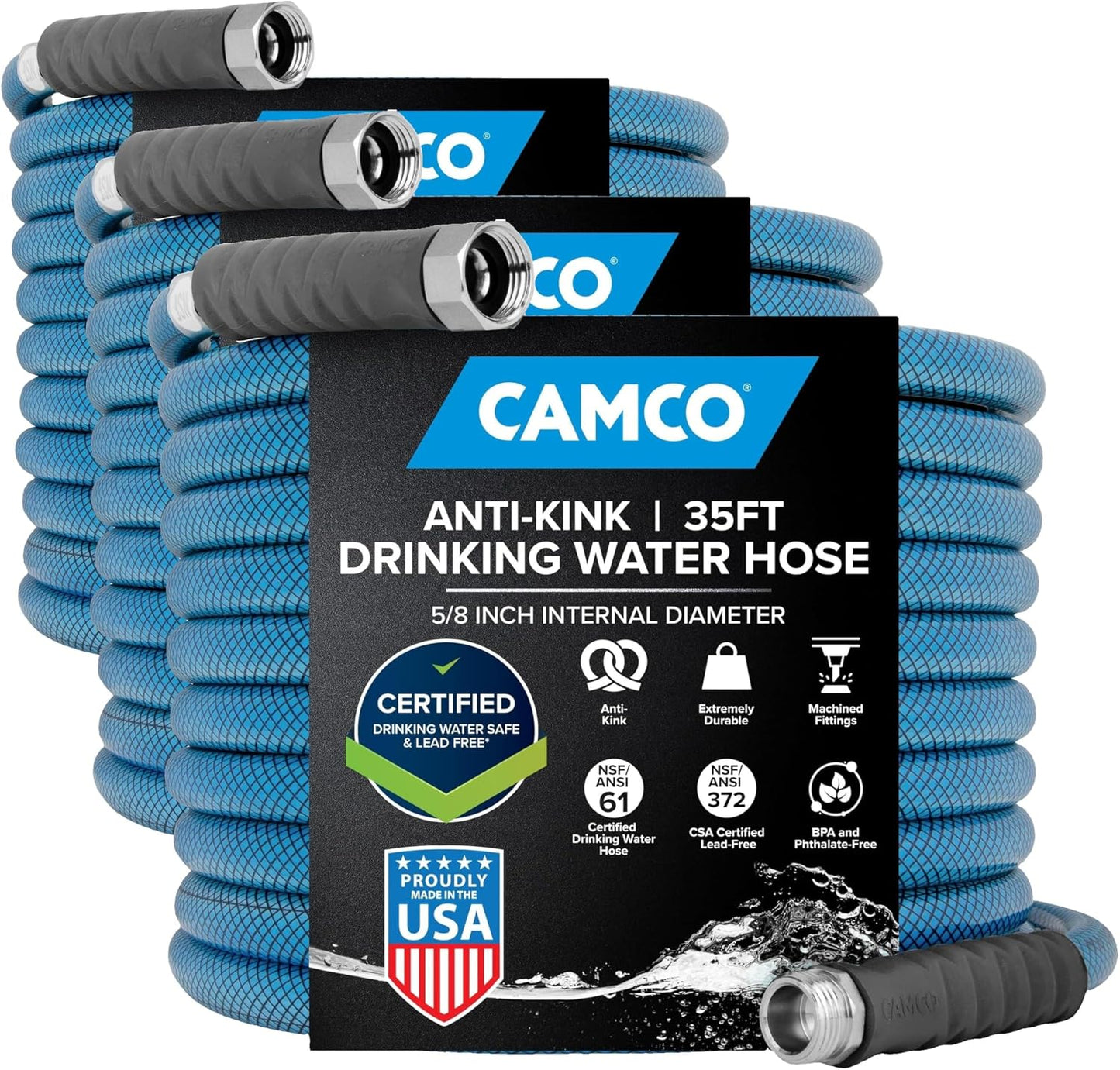 TastePURE 4-Foot Premium Camper/RV Drinking Water Hose - Made in USA