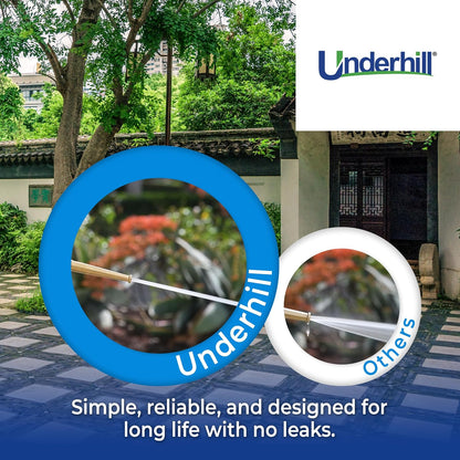 PowerBlast Super Sweeper 6-Inch Garden Water Hose Nozzle, Sprayer, Jet, 7 GPM 80 PSI, 3/4-Inch Thread Inlet, Heavy-Duty Adjustable, SN6-75