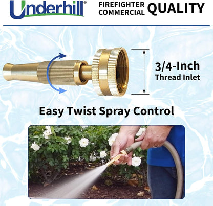 PowerBlast Super Sweeper 6-Inch Garden Water Hose Nozzle, Sprayer, Jet, 7 GPM 80 PSI, 3/4-Inch Thread Inlet, Heavy-Duty Adjustable, SN6-75