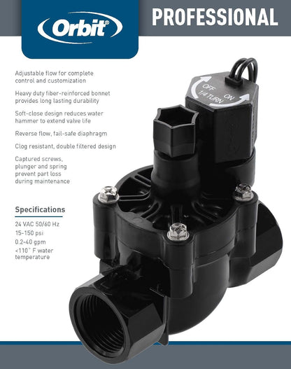 57280 3/4" FPT L-Series Automatic Sprinkler Valve