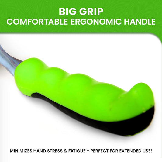 Heavy Duty Hand Weeder Tool with Big Grip Ergonomic Handle - Weed Puller for Planting, Weeding, Flower & Vegetable Care in Lawn Garden Yard | Rust Resistant