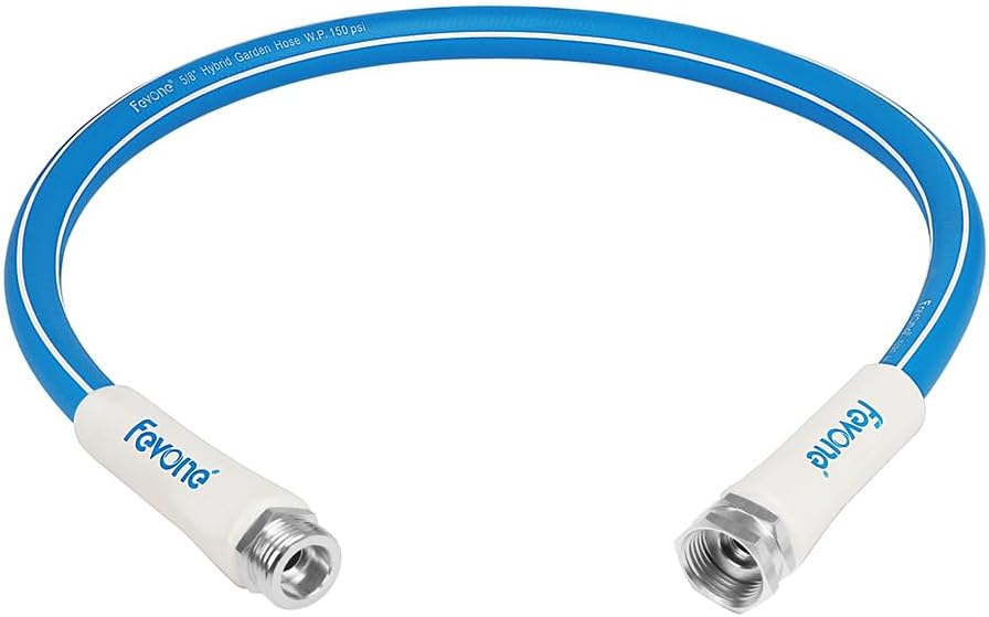 Kink Free Garden hose 100 ft, Heavy Duty Water Hose