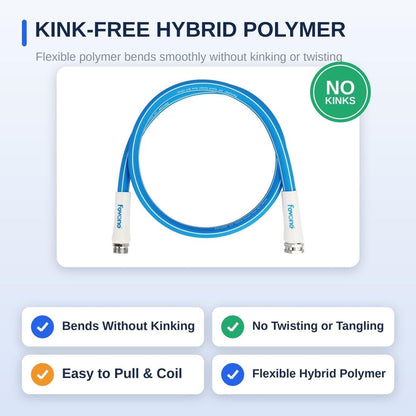 Kink Free Garden hose 100 ft, Heavy Duty Water Hose