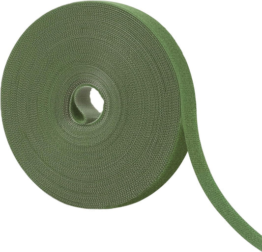 Garden Ties Reusable Plant Ties for Climbing Plants, Adjustable Plant Cable Straps for Support Indoor Outdoor Plant Growth Staking, Training & Organizing (60 ft)