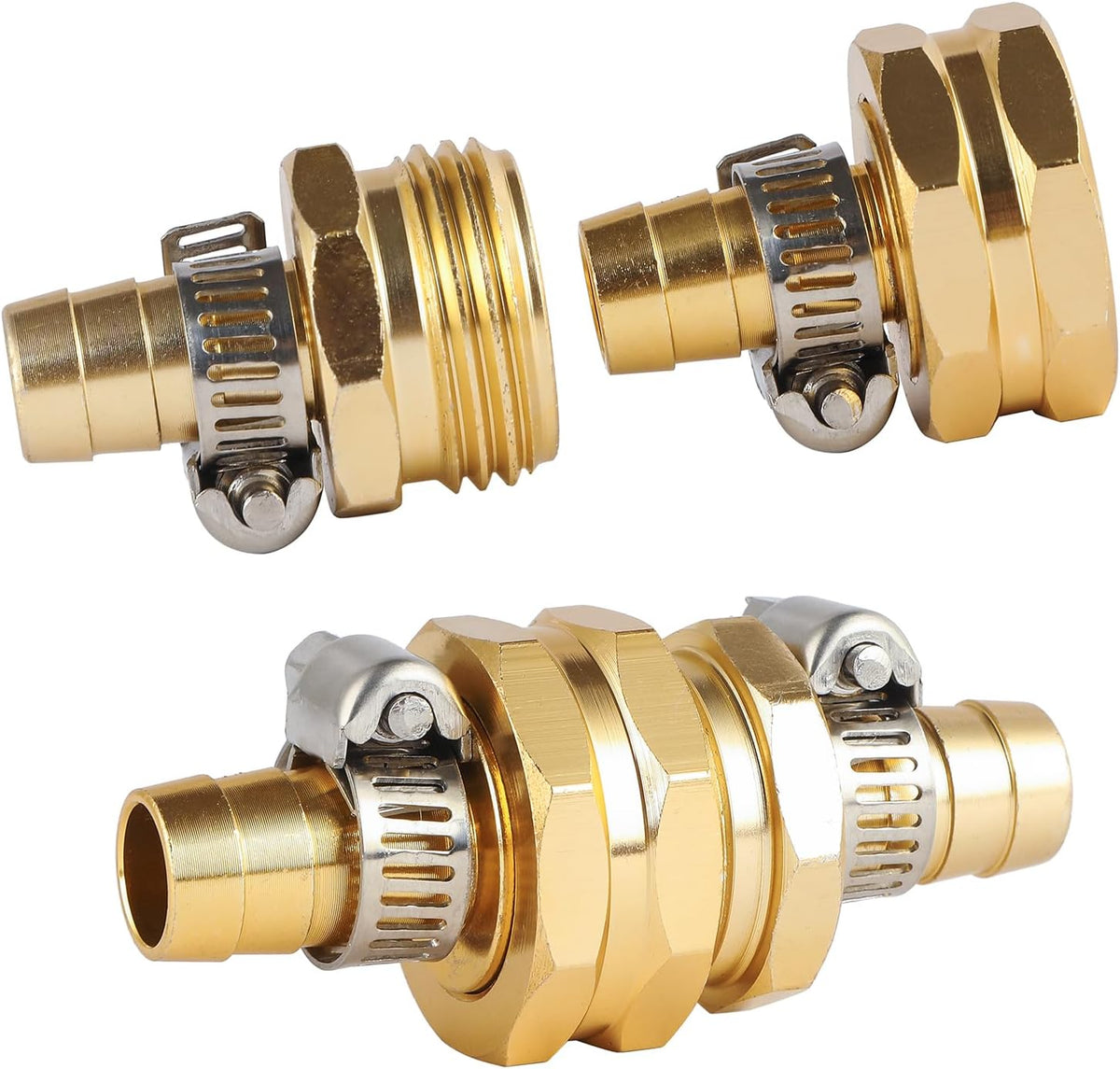 5 Set Garden Hose Repair Connector Kit, Fit for 1/2" Garden Hose Fitting