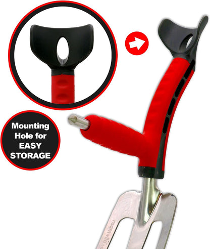 Multi-Digger Dual Grip Garden Hand Fork Cultivator & Weeder (Hand Fork/Cultivator)