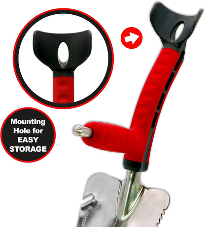Multi-Digger Dual Grip Garden Hand Fork Cultivator & Weeder (Hand Fork/Cultivator)