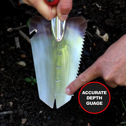 Multi-Digger Dual Grip Garden Hand Fork Cultivator & Weeder (Hand Fork/Cultivator)
