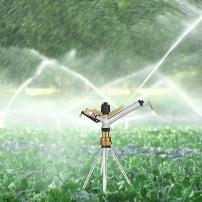 Long Range Sprinkler, 1.5" Lawn Sprinklers, Sprinklers for Yard Large Area Irrigation Watering Spray Gun, Agriculture Farm Irrigation Impact Sprinkler
