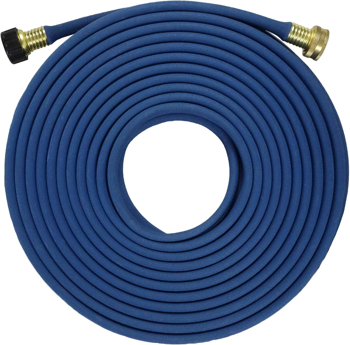 Durable & Buriable Soaker Hose - Saves 70% Water, Waters Roots Directly for Healthier Plants, Flexible & Easy Setup for Garden Beds, Vegetables, Flowers, Black, 50FT