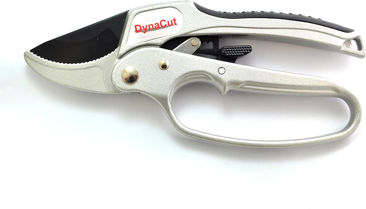 Ratcheting Pruning Shears Gardening Heavy Duty 8'', Professional Ratchet Pruning Scissors Cutter Anvil Clippers - Tree Trimmers Up To 20mm Cutting Capacity, Soft Non-Slip Grip Reduce Hand Fatigue