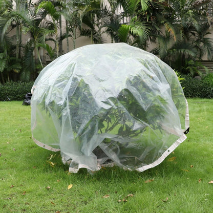 Clear Tarps Waterproof with Grommets 6mil Plant Cover Freeze Protection Frost Plastic Sheeting Rain Tarps Greenhouse Tarp Tarpaulin Protective Tent for Patio Garden Chicken Coop (9'9"x13')