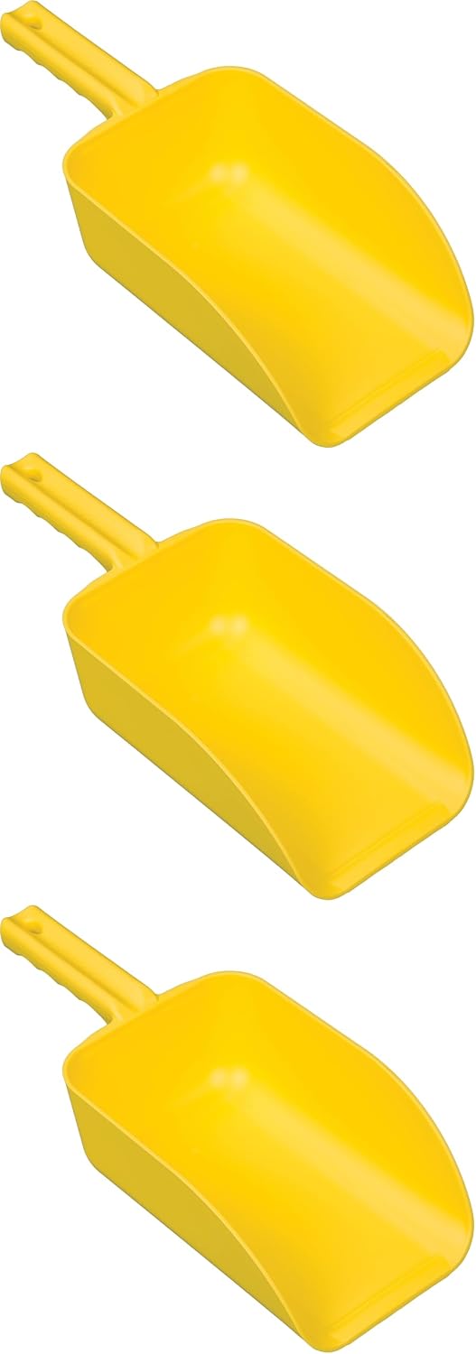 65006 Scoop,82 oz.,PP,Yellow