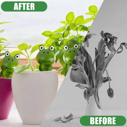 4PCS Terracotta Watering Spikes, Ollas Self Watering Globes