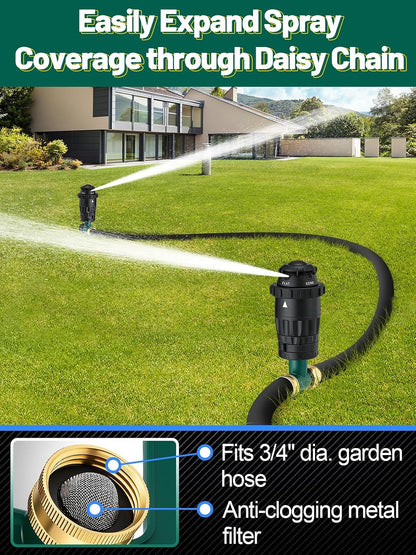 Adjustable Spray Coverage Sprinklers for Yard