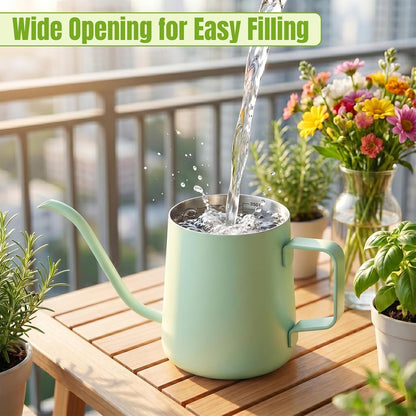 Small Watering Can for Indoor Plants, Plant Watering Can, 12 oz