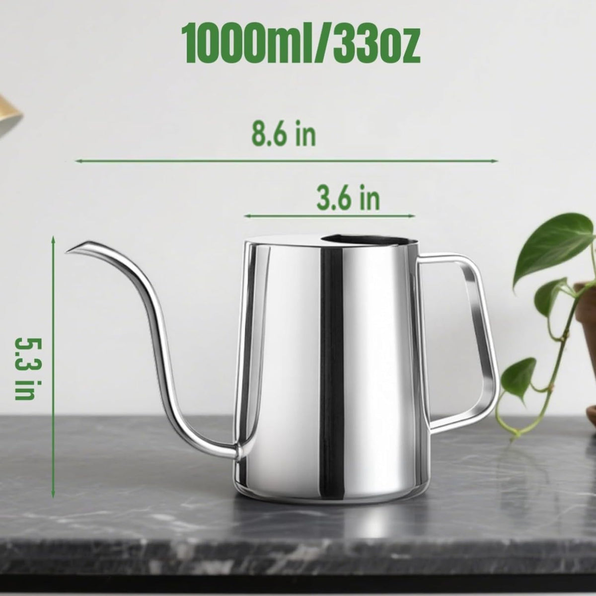 Small Watering Can for Indoor Plants, Plant Watering Can, 12 oz