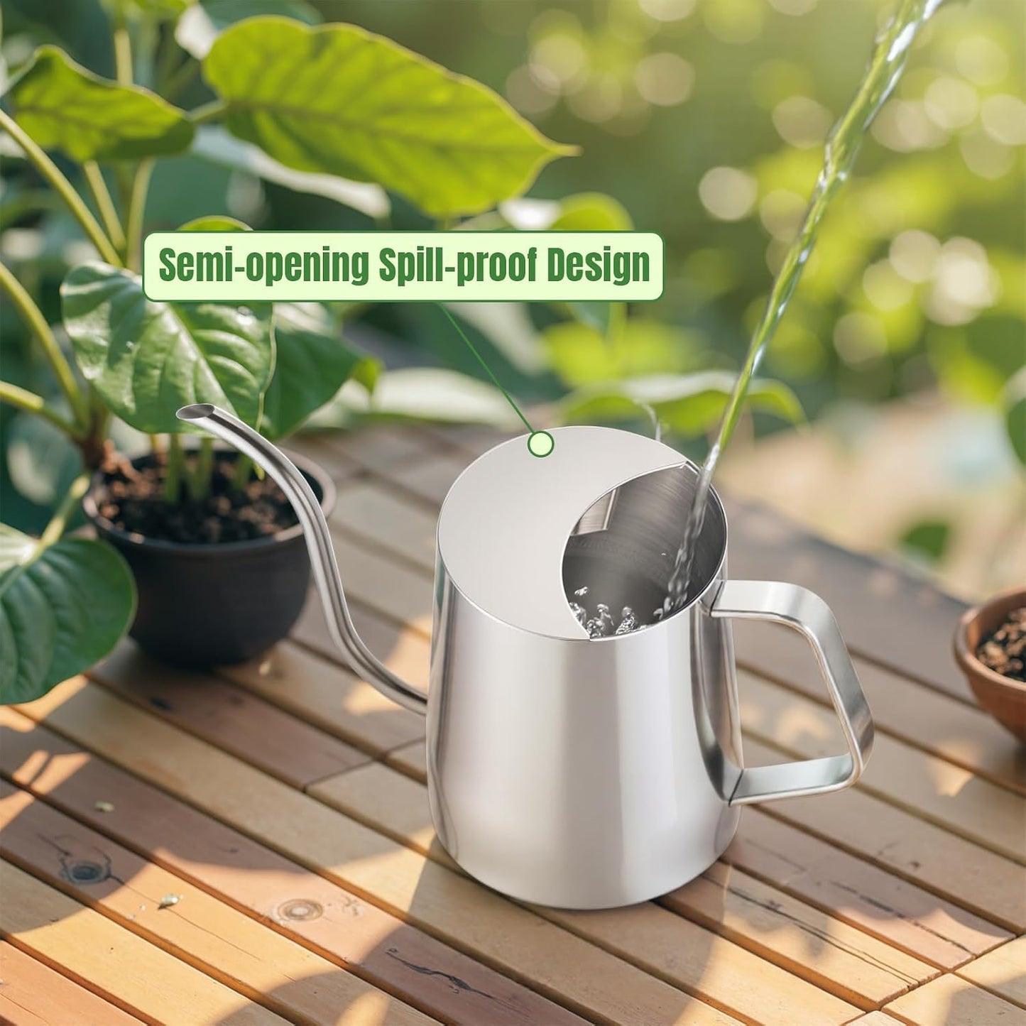 Small Watering Can for Indoor Plants, Plant Watering Can, 12 oz