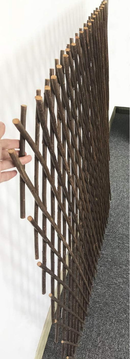 Lattice Fence Willow Expandable Plant Climbing Lattices Trellis Fence,Open Screen Fencing,Willow (1)