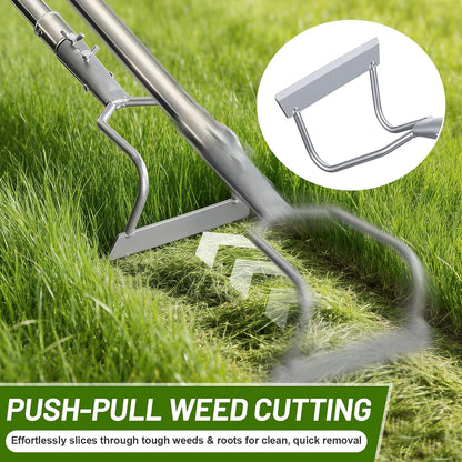 65" Heavy Duty Hand Weeder Puller Tool with Long Handle