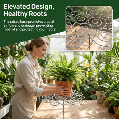 Peony Cages and Supports, Metal Plant Support Ring for Garden, Grow Through Plant Support Cage for Peonies Dahlias Hydrangeas Tomatoes, Stackable Flower Support Rings for Outdoor Plants (L)