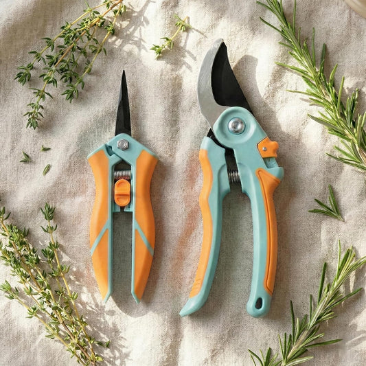 Pruning Shears 2-Pack, Bypass 8" & 6.25", SK5 Steel Garden Shears