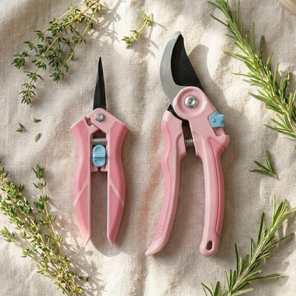 Pruning Shears 2-Pack, Bypass 8" & 6.25", SK5 Steel Garden Shears