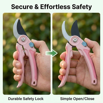 Pruning Shears 2-Pack, Bypass 8" & 6.25", SK5 Steel Garden Shears